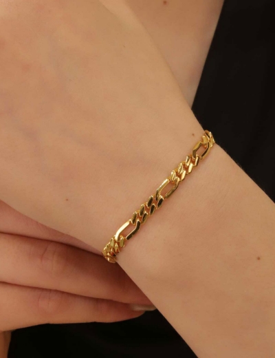 22 Ayar Altın Figaro Bileklik