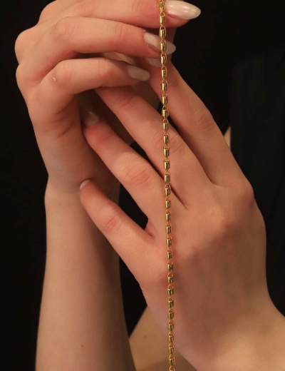 22 Ayar Altın Silindir Bileklik