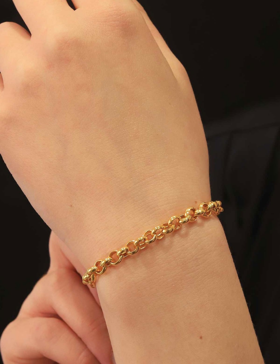 22 Ayar Altın Doc Klasik Bileklik