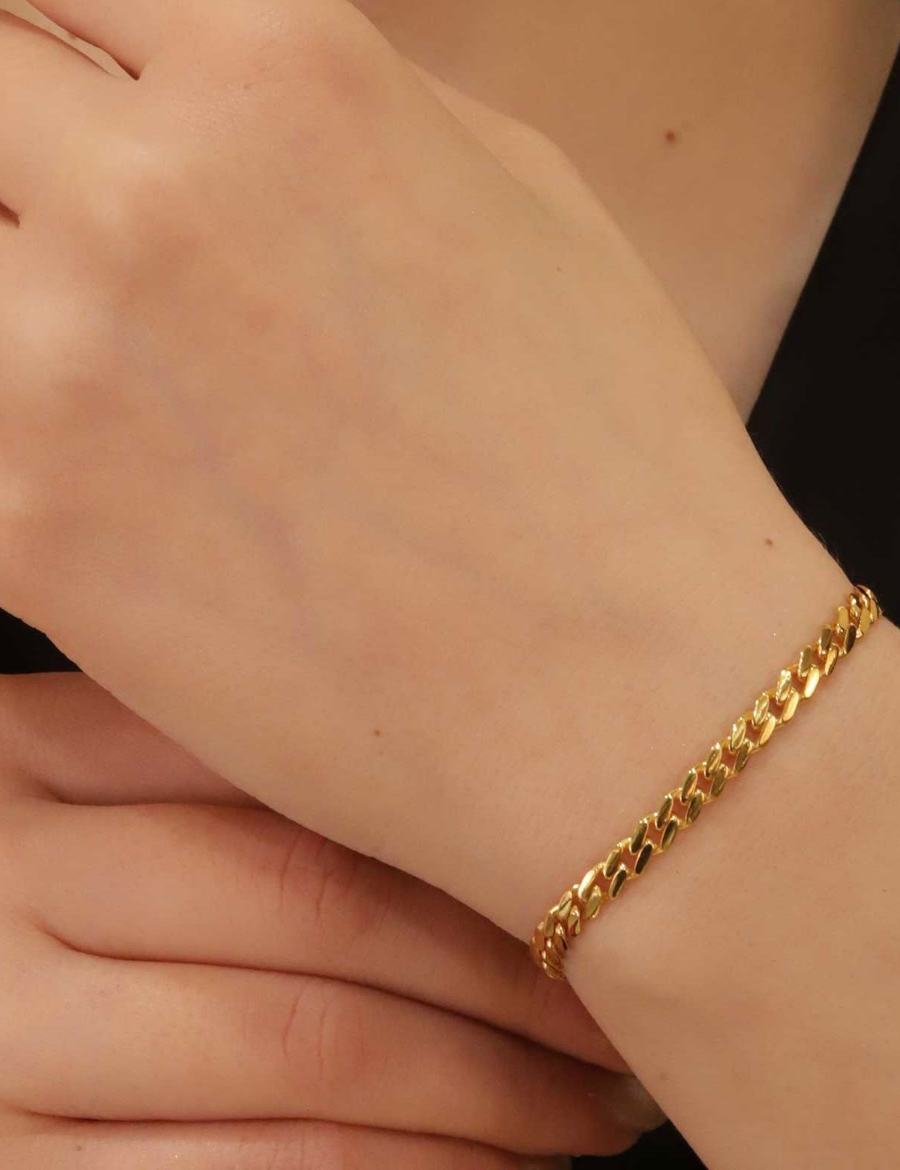 22 Ayar Altın İnce Çıtır Gurmet Bileklik