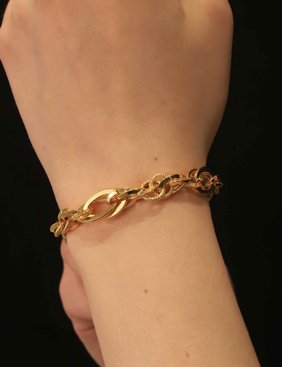 22 Ayar Altın İtalyan Samanyolu Bileklik