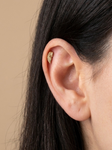 14 Ayar Altın Aslan Tasarım Tragus
