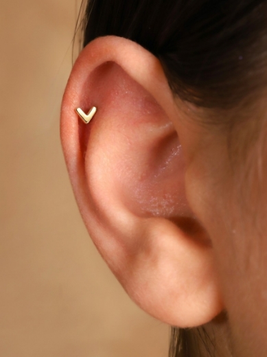 14 Ayar Altın Günlük Tasarım Tragus